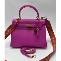 Женская сумка Hermes Kelly фиолетовый
