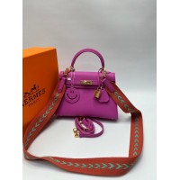 Женская сумка Hermes Kelly фиолетовый