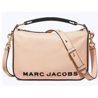 Женская сумка Marc Jacobs THE SOFTBOX APRICOT BEIGE розовая
