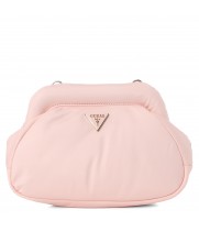 Женская сумка Guess SHARMA MINI FRAME CROSSBODY розовая 