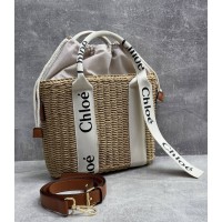 Cумка-корзинка соломенная Chloe Medium White