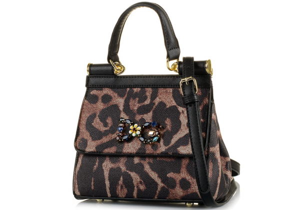 Сумка Dolce Gabbana Sicily Leopard