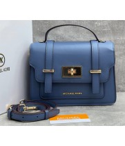 Сумка-портфель Michael Kors Satchel темно-синяя