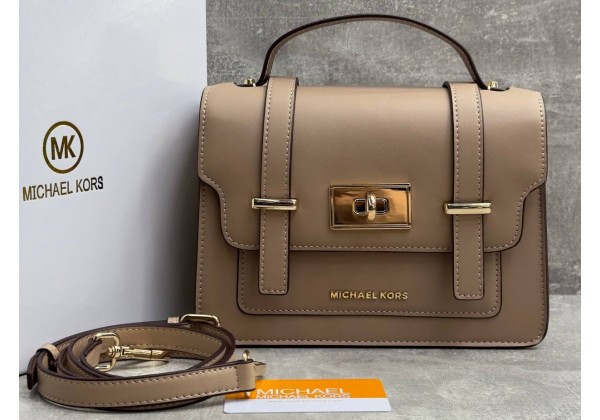 Сумка-портфель Michael Kors Satchel светло-коричневая