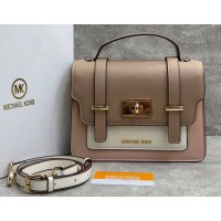 Сумка-портфель Michael Kors Satchel персиково-коричневая