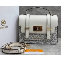 Сумка-портфель Michael Kors Satchel Logo белая