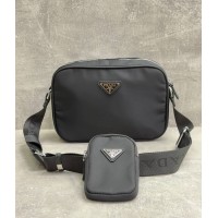 Сумка Prada Adidas Re-Nylon Shoulder Men Black