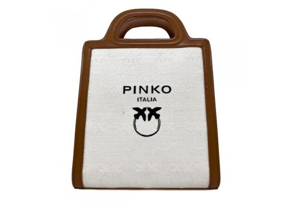 Сумка Pinko Classic Love Birds Tote Brown