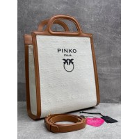 Сумка Pinko Classic Love Birds Tote Brown