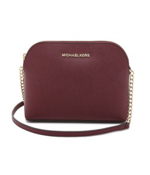 Сумка Michael Kors Cindy Large Dome Crossbody бордовая