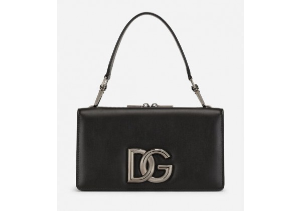 Мужская поясная сумка Dolce Gabbana черная 