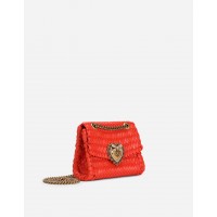 Dolce Gabbana сумка женская Devotion красная 