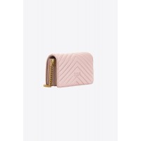 Pinko сумка Love Bag MINI CLICK V QUILT розовая 
