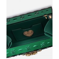 Dolce Gabbana сумка женская Devotion box зеленая 