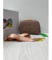 Prada сумка через плечо Ornament Crossbody темно-розовая 