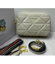 Prada сумка через плечо System белая 