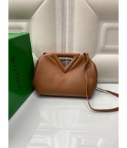 Сумка Bottega Veneta Point коричневая