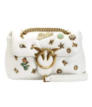 Сумка Pinko Love Summer Pin белая