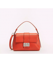 Furla сумка S Nero оранжевая