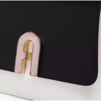 Furla сумка мини-формат Nero бело-розово-черная