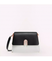 Furla сумка M Nero бело-розово-черная