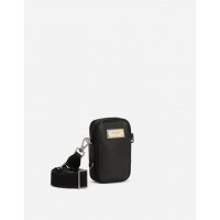 Мужская поясная сумка Dolce Gabbana Granata черная 