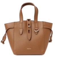 Женская сумка Furla NET MINI TOTE коричневая 