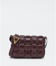 Bottega Veneta сумка Chain Cassette бордо