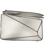 Сумка Loewe Puzzle Edge белая