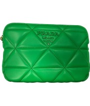 Prada сумка через плечо System зеленая 