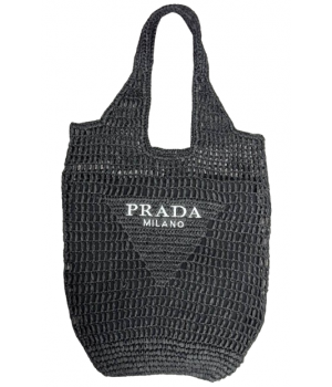 Сумка Prada Crochet Tote Black