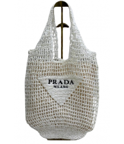 Сумка Prada Crochet Tote White