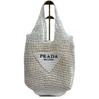 Сумка Prada Crochet Tote White