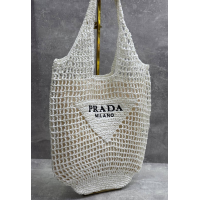 Сумка Prada Crochet Tote White