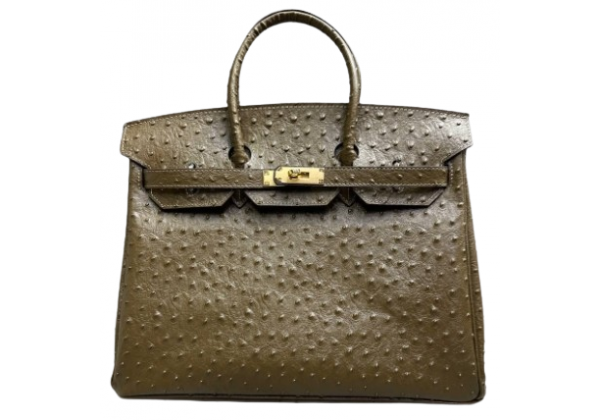 Сумка Hermes Birkin 35 Ostrich Dark Green