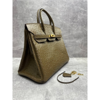 Сумка Hermes Birkin 35 Ostrich Dark Green