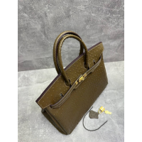 Сумка Hermes Birkin 35 Ostrich Dark Green