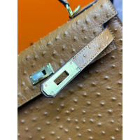 Сумка Hermes Kelly 28 Ostrich Brown