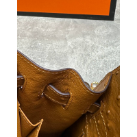 Сумка Hermes Kelly 28 Ostrich Brown