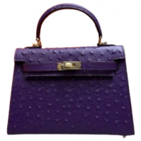 Сумка Hermes Kelly 22 Ostrich Violet