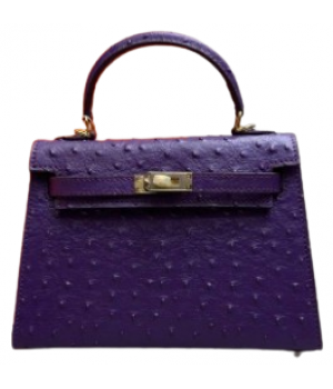 Сумка Hermes Kelly 22 Ostrich Violet