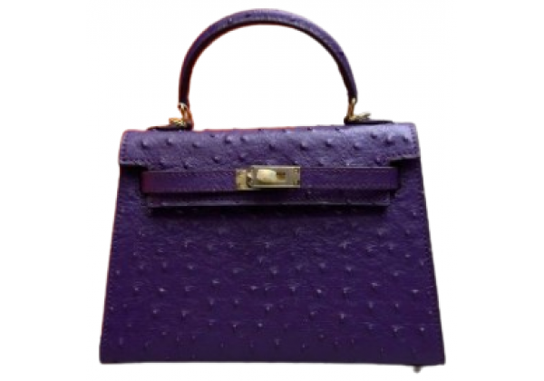 Сумка Hermes Kelly 22 Ostrich Violet