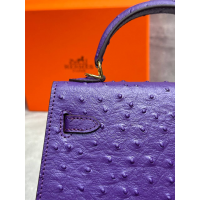 Сумка Hermes Kelly 22 Ostrich Violet