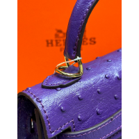 Сумка Hermes Kelly 22 Ostrich Violet