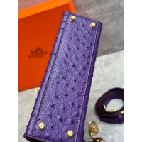 Сумка Hermes Kelly 22 Ostrich Violet