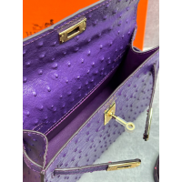 Сумка Hermes Kelly 22 Ostrich Violet