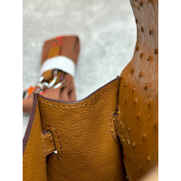 Сумка Hermes Kelly 22 Ostrich Brown