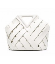 Bottega Veneta сумка Point Basket белая