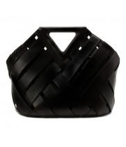 Bottega Veneta сумка Point Basket черная