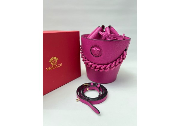 Женская сумка Versace La Medusa  фиолетовая 